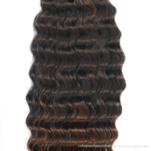 28 Inch Deep Wave Twist Crochet Braids Extra Long Natural Synthetic Hair Ombre Braiding Hair